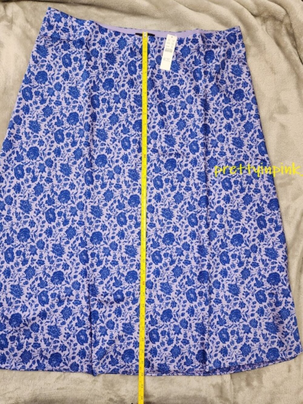 JCREW NEW Women's Pull-on Slip Skirt in ROSE VINES XXL NWT - Picture 11 of 12